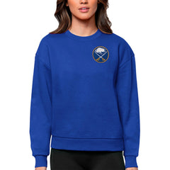 Buffalo Sabres Antigua Women's Victory Crewneck Pullover Sweatshirt Sale