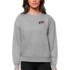 Carolina Hurricanes Antigua Women's Victory Crewneck Pullover Sweatshirt Sale