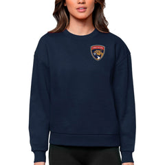 Florida Panthers Antigua Women's Victory Crewneck Pullover Sweatshirt Sale