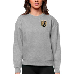 Vegas Golden Knights Antigua Women's Victory Crewneck Pullover Sweatshirt Outlet