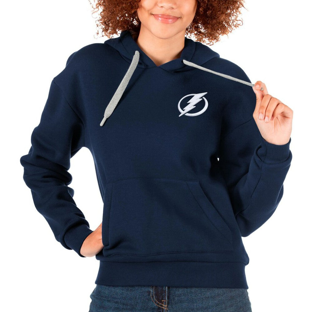 Tampa Bay Lightning Antigua Women's Victory Pullover Hoodie Sale