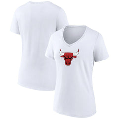 Chicago Bulls Women's Logo V-Neck T-Shirt sale Discount