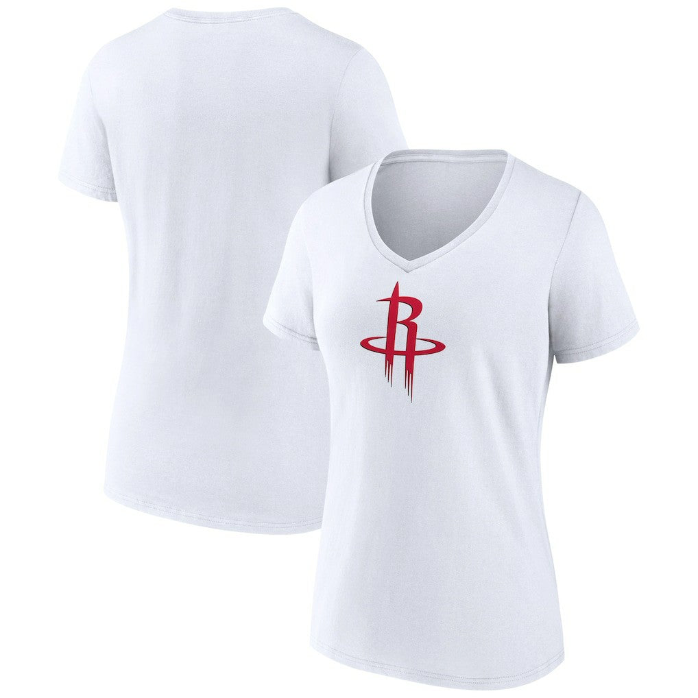Houston Rockets Women's Logo V-Neck T-Shirt Discount