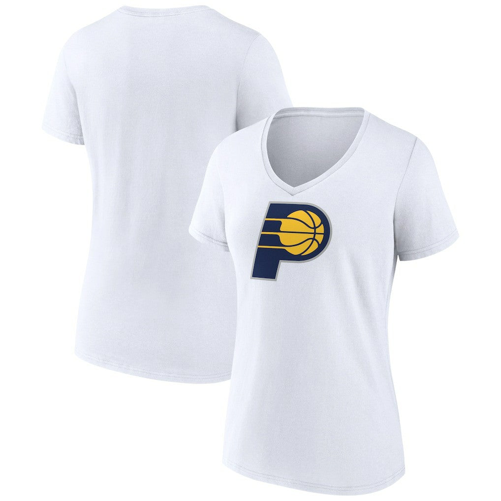 Indiana Pacers Women's Logo V-Neck T-Shirt Discount