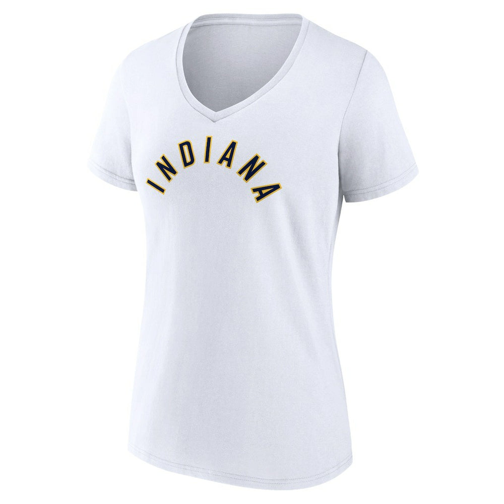 Indiana Pacers Women's Wordmark V-Neck T-Shirt Outlet
