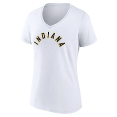 Indiana Pacers Women's Wordmark V-Neck T-Shirt Outlet