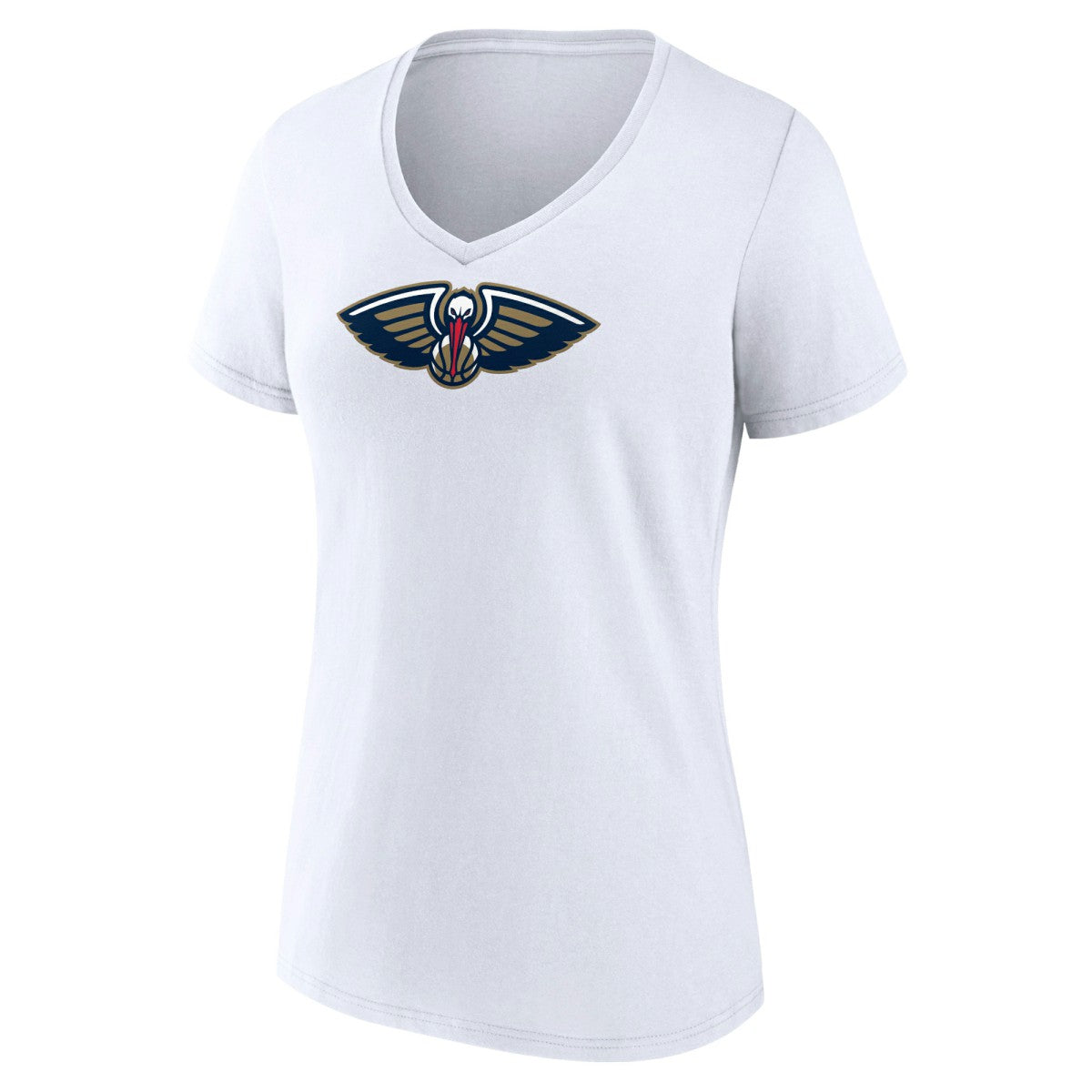 New Orleans Pelicans Women's Logo V-Neck T-Shirt On Sale