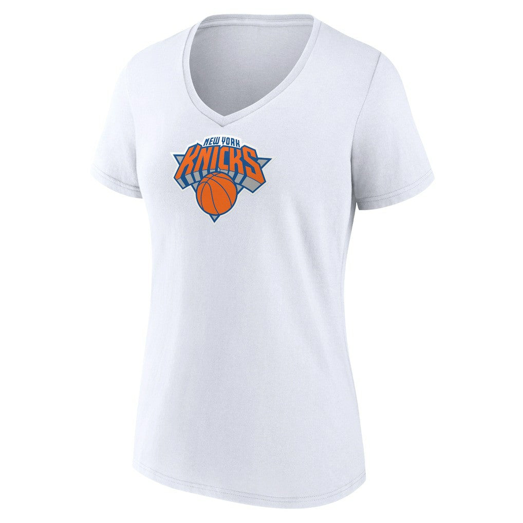 New York Knicks Women's Logo V-Neck T-Shirt Outlet