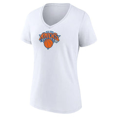 New York Knicks Women's Logo V-Neck T-Shirt Outlet
