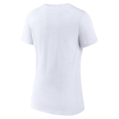 New York Knicks Women's Wordmark V-Neck T-Shirt Outlet