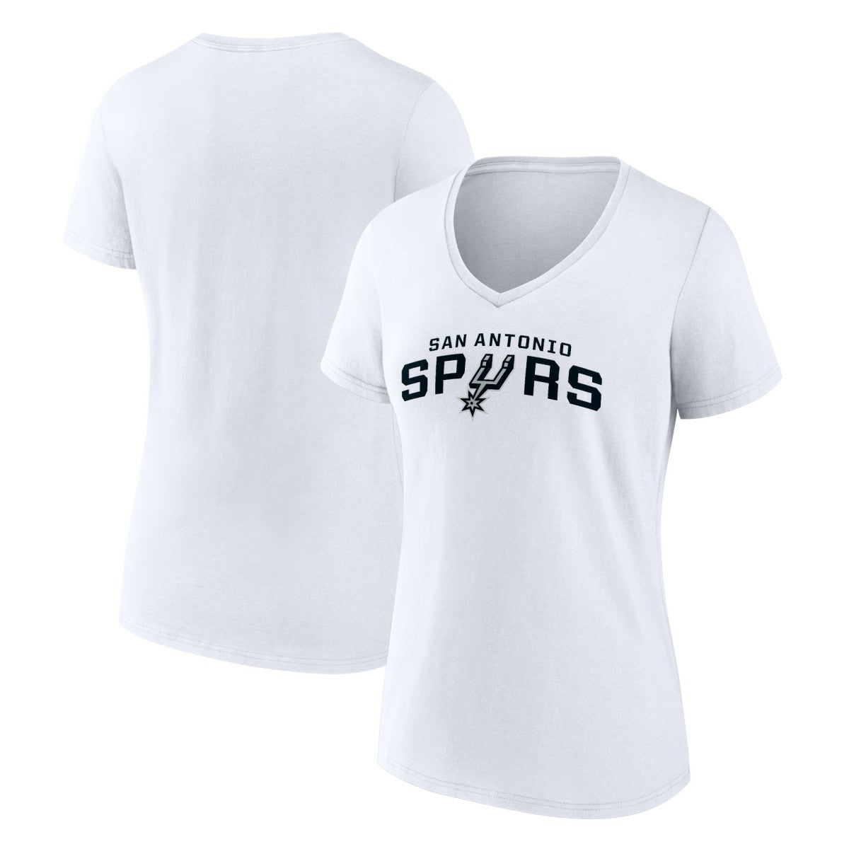 San Antonio Spurs Women's Wordmark V-Neck T-Shirt Online
