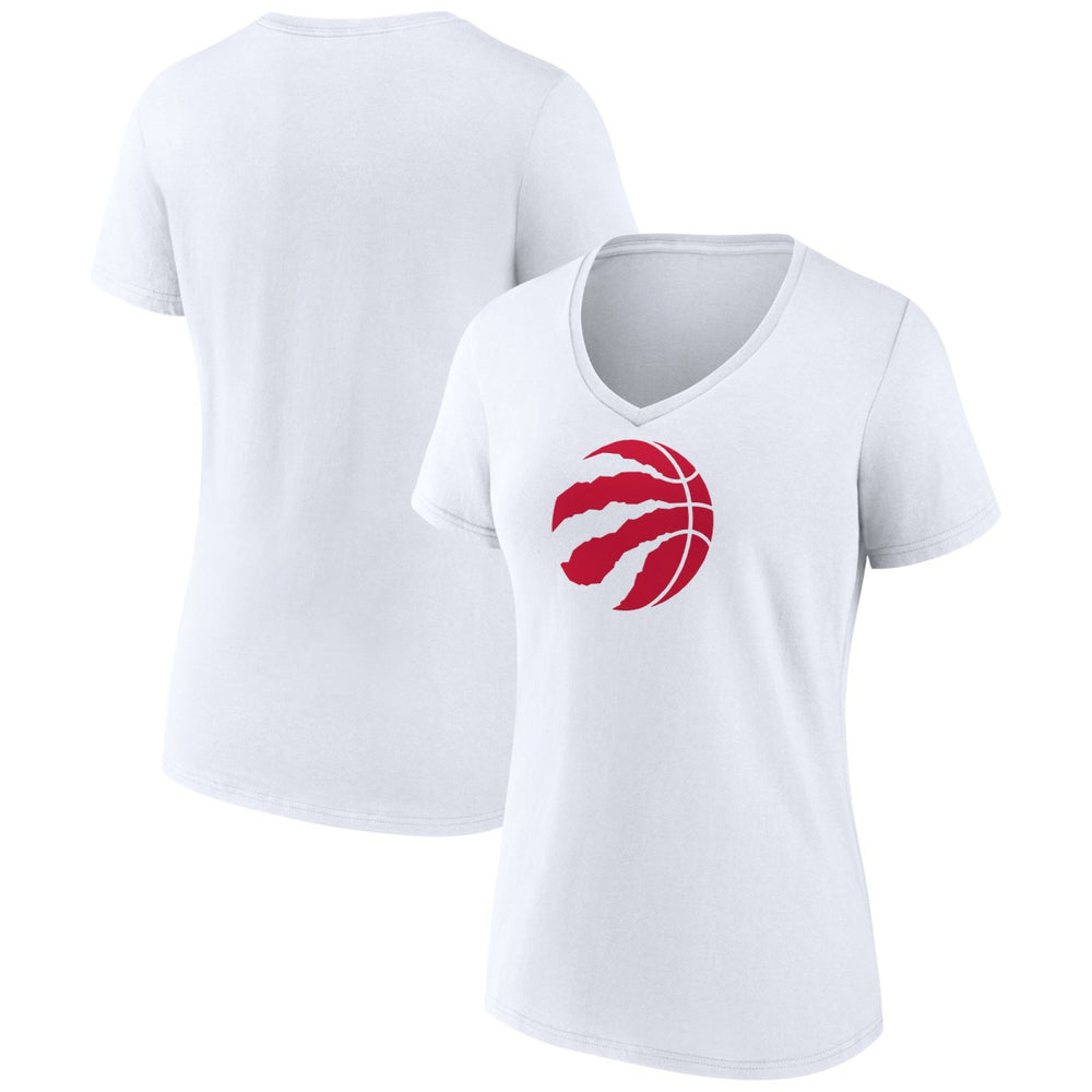Toronto Raptors Women's Primary Logo V-Neck T-Shirt Outlet