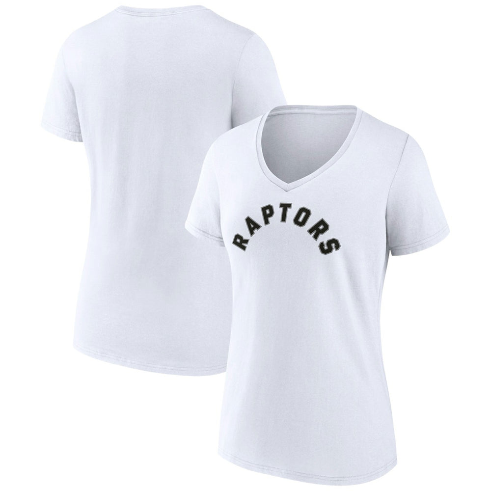 Toronto Raptors Women's Wordmark V-Neck T-Shirt Discount
