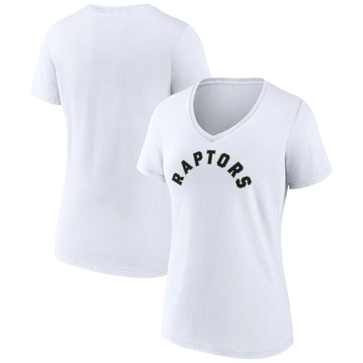 Toronto Raptors Women's Wordmark V-Neck T-Shirt Discount