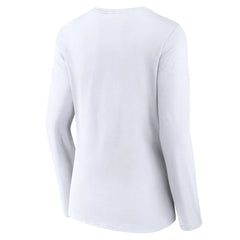 Brooklyn Nets Women's Logo Long Sleeve V-Neck T-Shirt Discount