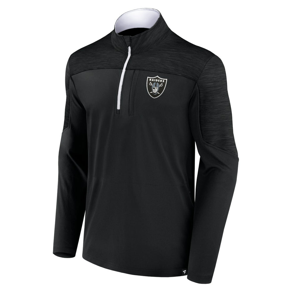 Las Vegas Raiders Fanatics Defender Half-Zip Top