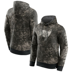 Tampa Bay Buccaneers Fanatics Blackout Tonal Pullover Hoodie