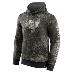 Tampa Bay Buccaneers Fanatics Blackout Tonal Pullover Hoodie