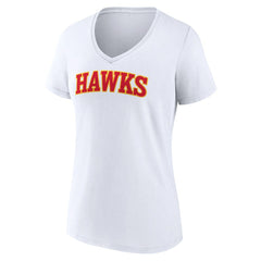 Atlanta Hawks Women's Wordmark V-Neck T-Shirt Online