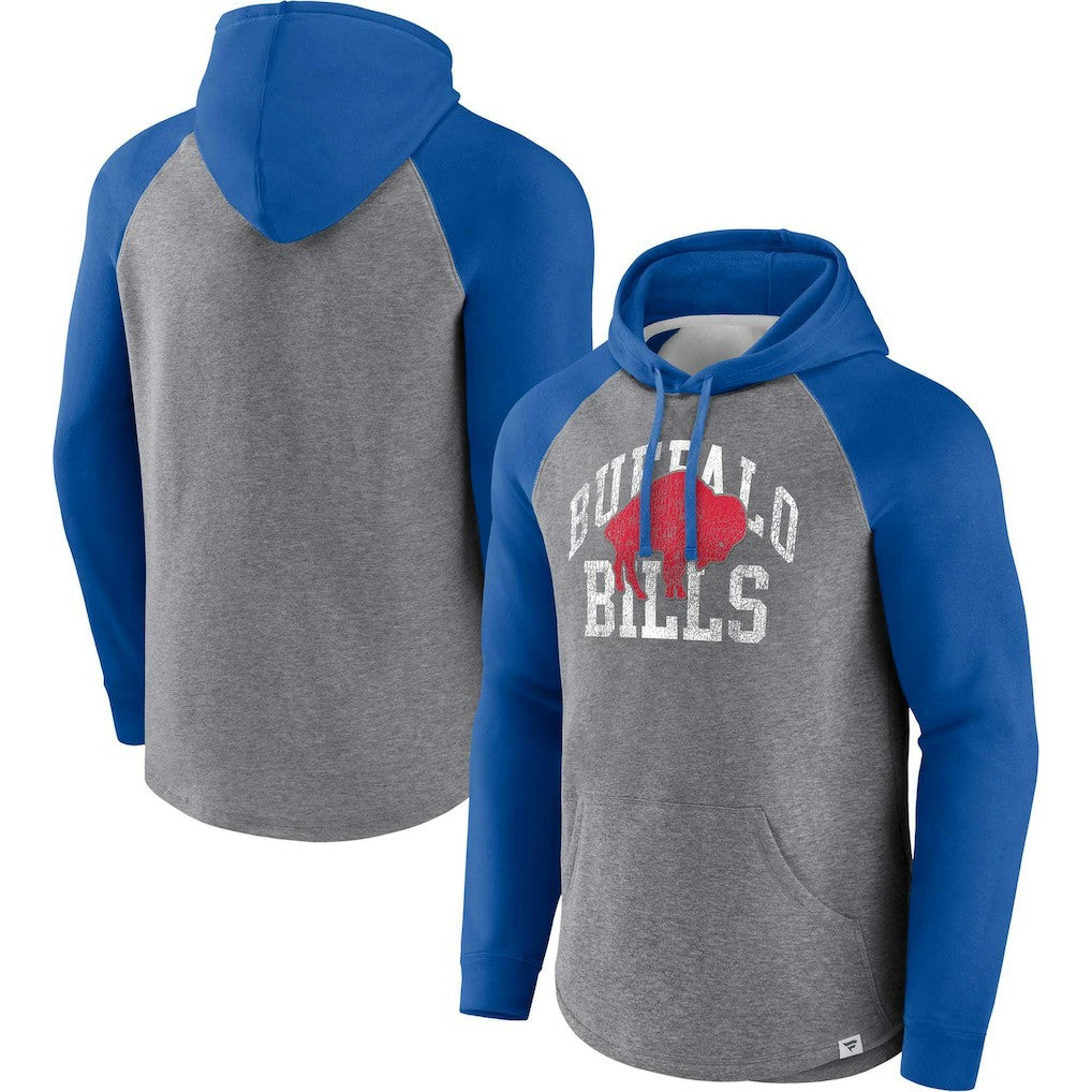 Buffalo Bills Fanatics Favorite Arch Raglan Pullover Hoodie