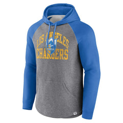 Los Angeles Chargers Fanatics Favorite Arch Raglan Pullover Hoodie