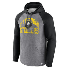 Pittsburgh Steelers Fanatics Favorite Arch Raglan Pullover Hoodie