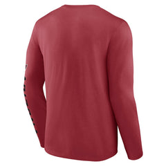Arizona Cardinals Fanatics Helmet Platform Long Sleeve T-Shirt