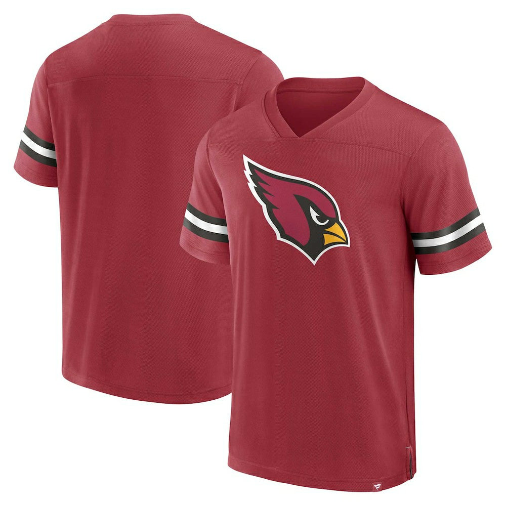 Arizona Cardinals Fanatics Jersey Tackle V-Neck T-Shirt