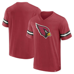 Arizona Cardinals Fanatics Jersey Tackle V-Neck T-Shirt
