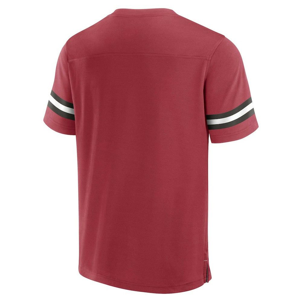 Arizona Cardinals Fanatics Jersey Tackle V-Neck T-Shirt