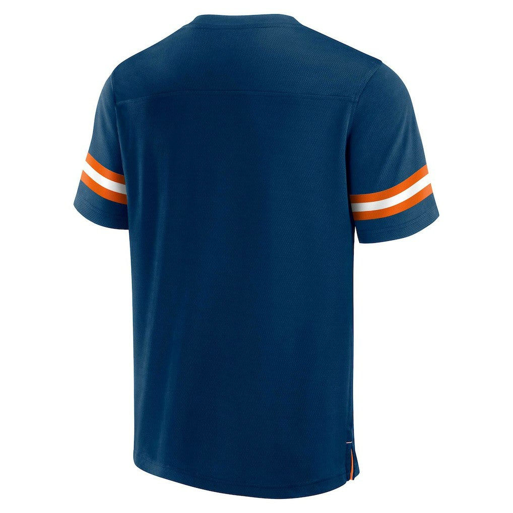 Chicago Bears Fanatics Jersey Tackle V-Neck T-Shirt