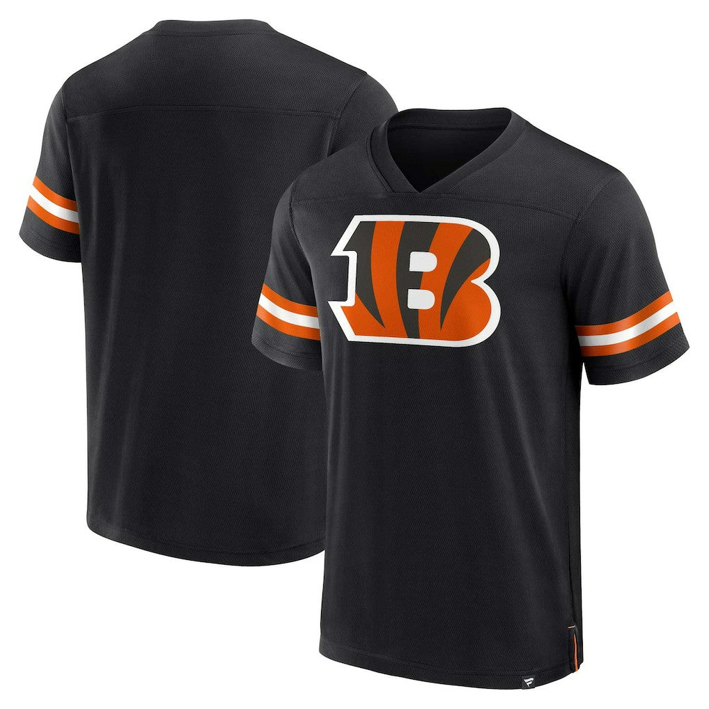 Cincinnati Bengals Fanatics Jersey Tackle V-Neck T-Shirt