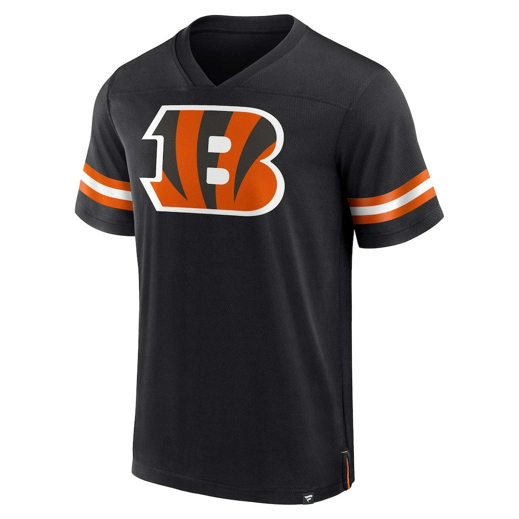 Cincinnati Bengals Fanatics Jersey Tackle V-Neck T-Shirt