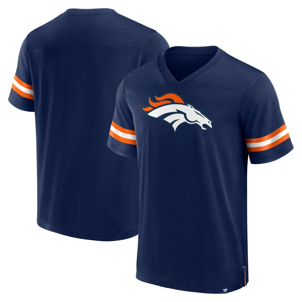Denver Broncos Fanatics Jersey Tackle V-Neck T-Shirt