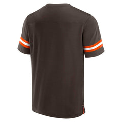 Cleveland Browns Fanatics Jersey Tackle V-Neck T-Shirt