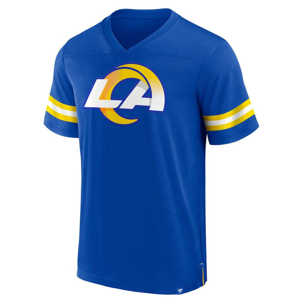 Los Angeles Rams Fanatics Jersey Tackle V-Neck T-Shirt