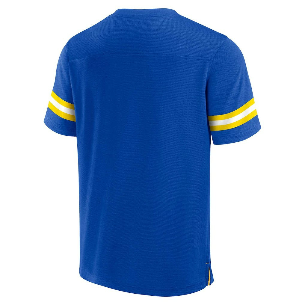 Los Angeles Rams Fanatics Jersey Tackle V-Neck T-Shirt