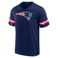 New England Patriots Fanatics Jersey Tackle V-Neck T-Shirt