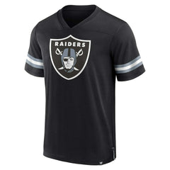 Las Vegas Raiders Fanatics Jersey Tackle V-Neck T-Shirt