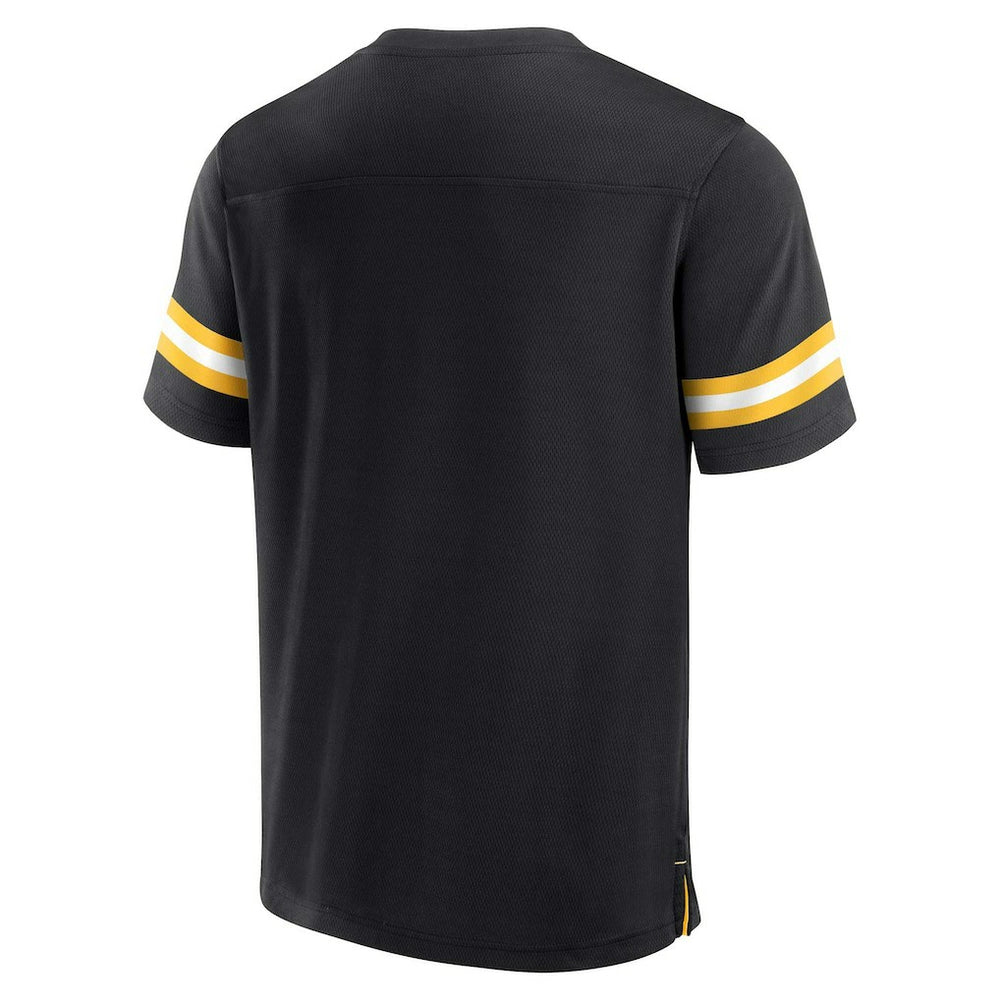 Pittsburgh Steelers Fanatics Jersey Tackle V-Neck T-Shirt