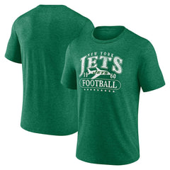 New York Jets Fanatics Retro Tri-Blend T-Shirt