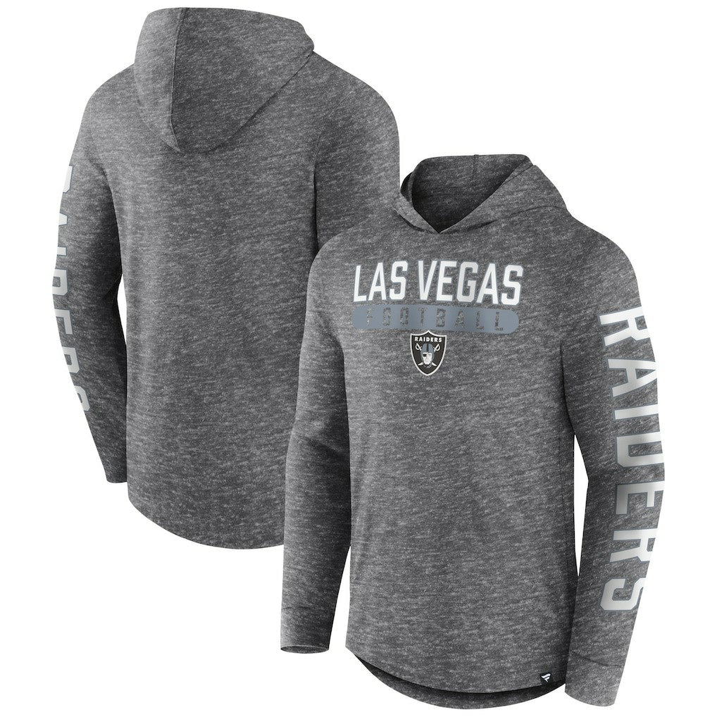 Las Vegas Raiders Fanatics Pill Stack Long Sleeve Hoodie T-Shirt