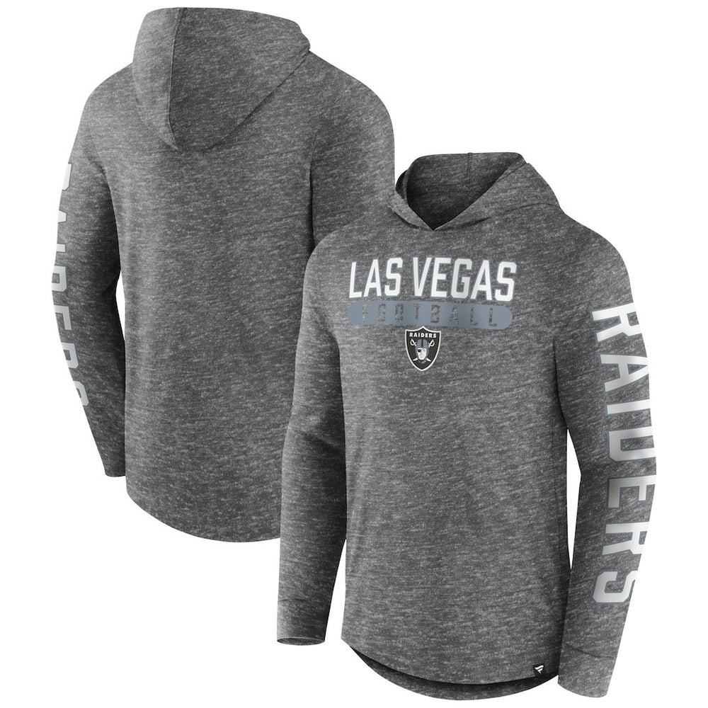 Las Vegas Raiders Fanatics Pill Stack Long Sleeve Hoodie T-Shirt