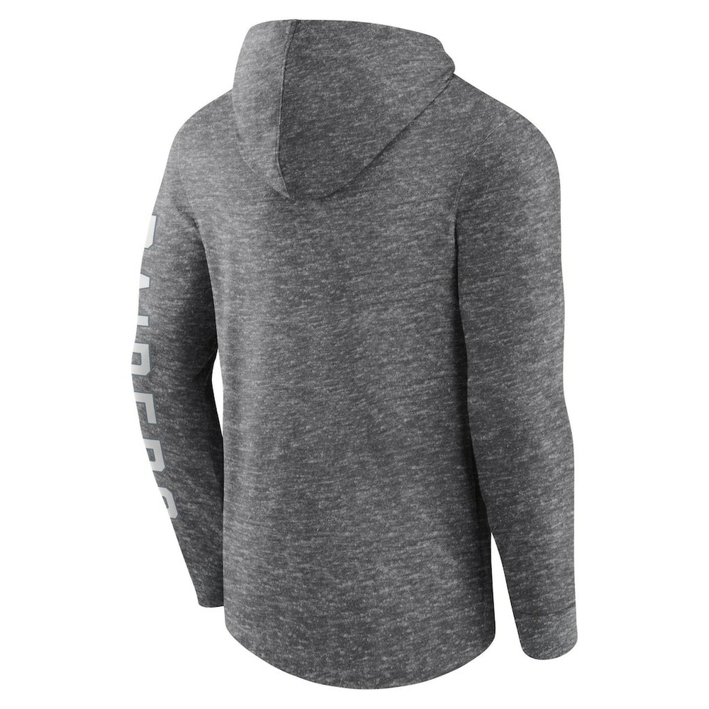 Las Vegas Raiders Fanatics Pill Stack Long Sleeve Hoodie T-Shirt