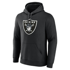 Las Vegas Raiders Fanatics Primary Logo Fleece Pullover Hoodie