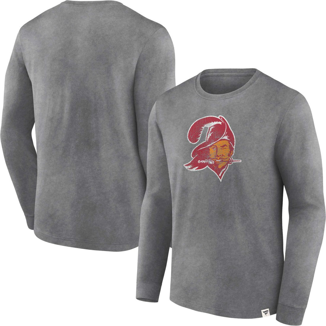 Tampa Bay Buccaneers Fanatics Washed Primary Long Sleeve T-Shirt