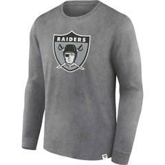 Las Vegas Raiders Fanatics Washed Primary Long Sleeve T-Shirt