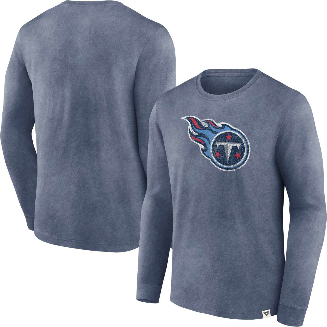 Tennessee Titans Fanatics Washed Primary Long Sleeve T-Shirt