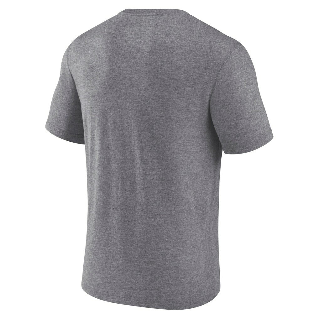 Las Vegas Raiders Fanatics Warped Block Tri-Blend T-Shirt