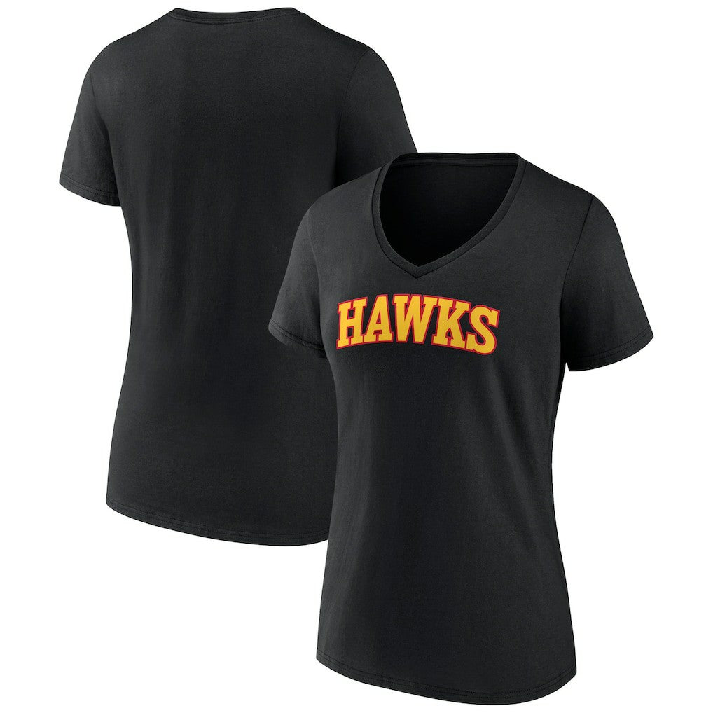 Atlanta Hawks Women's Wordmark V-Neck T-Shirt Online